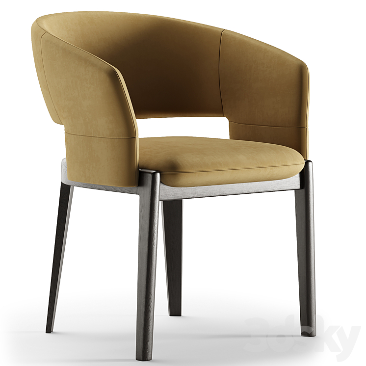 Devon chair 3DS Max Model - thumbnail 2