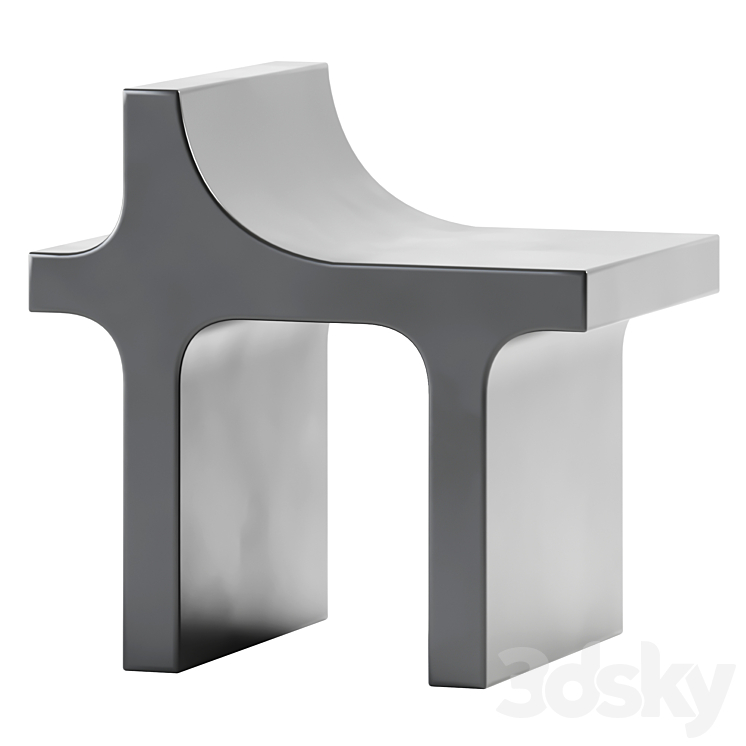 DHARMA Stool by BAXTER 3DS Max Model - thumbnail 1