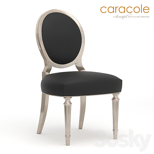 Dining chair Chit-chat TRA-SIDCHA-006 Caracole 3DSMax File - thumbnail 1