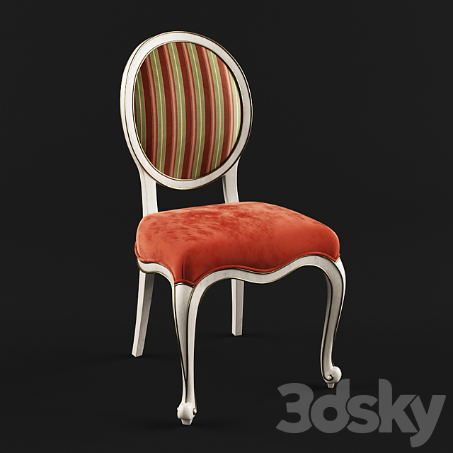 Dining chair in the style of Provence article PV-720E-2 3DSMax File - thumbnail 1