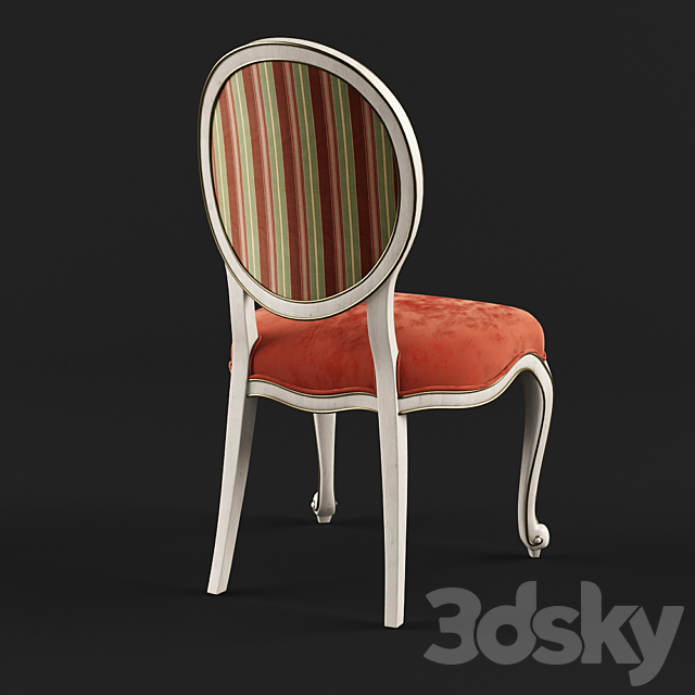 Dining chair in the style of Provence article PV-720E-2 3DSMax File - thumbnail 2