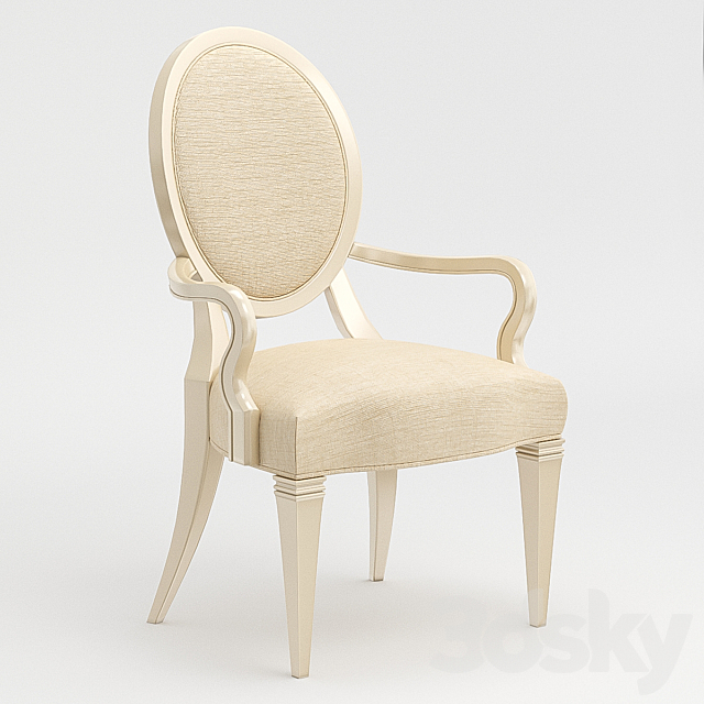 Dining chair Taste-Full Arm Caracole. CLA-016-274 3DSMax File - thumbnail 1