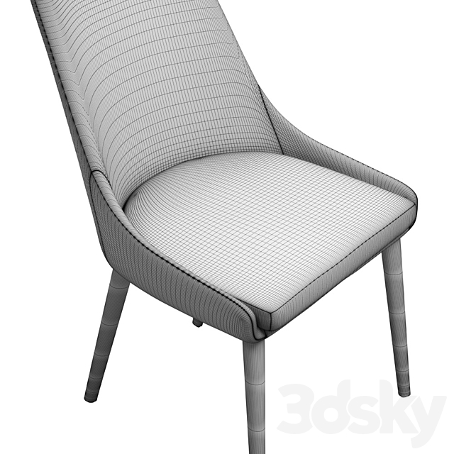 Dining chairs 3DSMax File - thumbnail 3