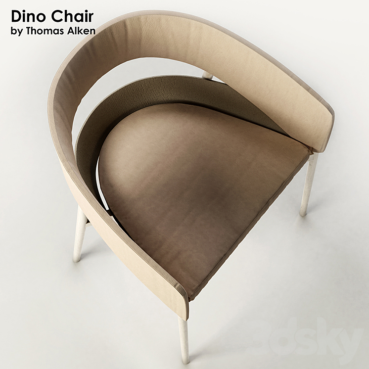 Dino Chair by Thomas Alken 3DS Max - thumbnail 2