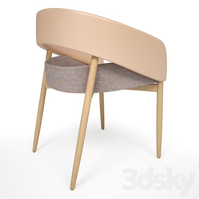 DINO DINER chair 3DS Max Model - thumbnail 2