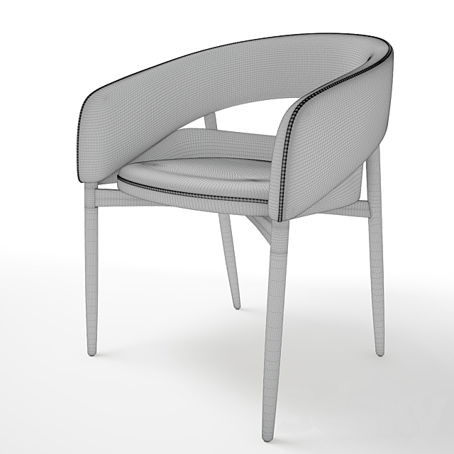 DINO DINER chair 3DS Max Model - thumbnail 3