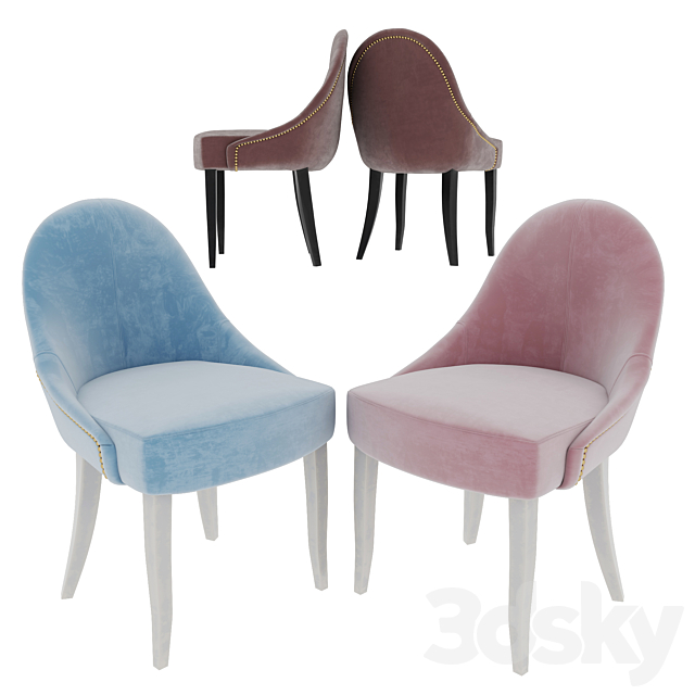 Dior Chair 3ds Max - thumbnail 1