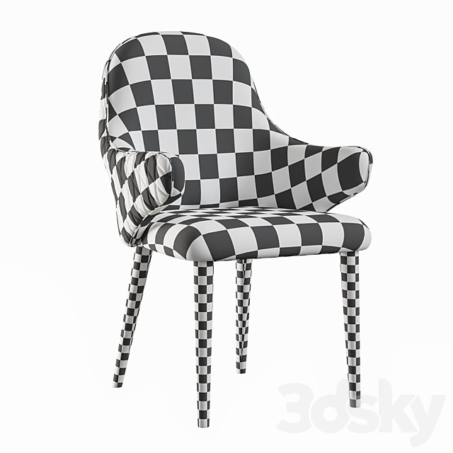 DIVA_C_B_Chair_By_Capital_Collection 3DS Max Model - thumbnail 3