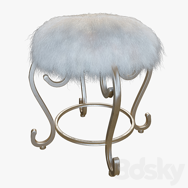 DIY MONGOLIAN LAMB STOOLS 3DSMax File - thumbnail 2