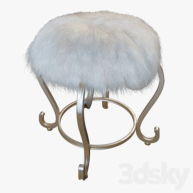 DIY MONGOLIAN LAMB STOOLS 3DSMax File - thumbnail 3