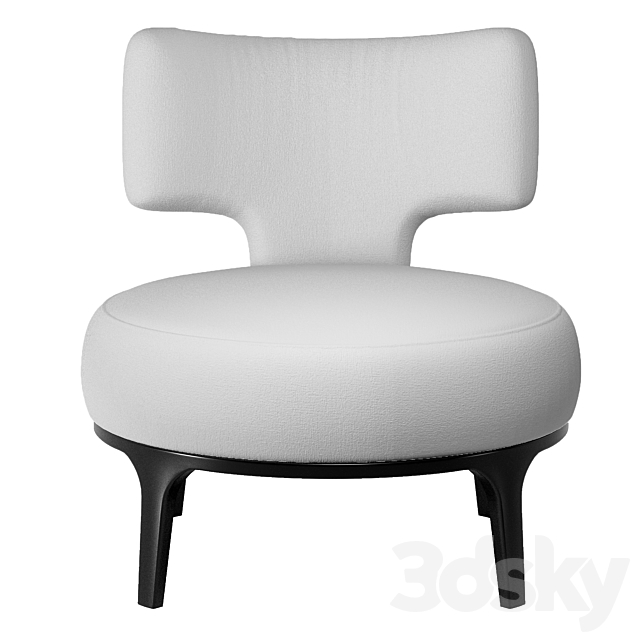 Drop Flexform Armchair 3DSMax File - thumbnail 1