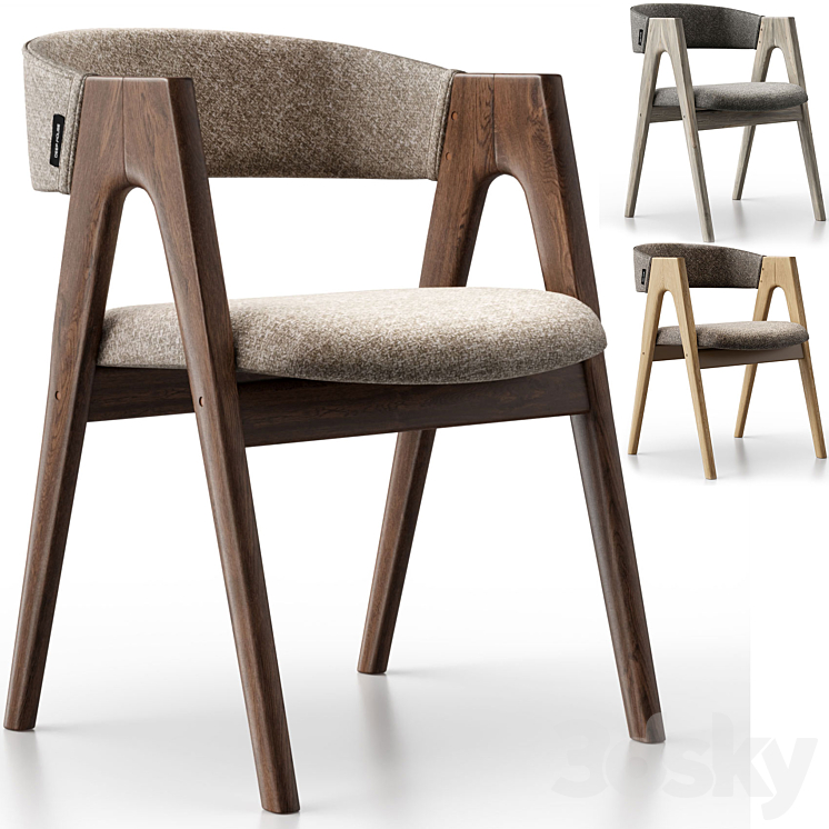 Dublin Chair by Deephouse 3DS Max Model - thumbnail 1