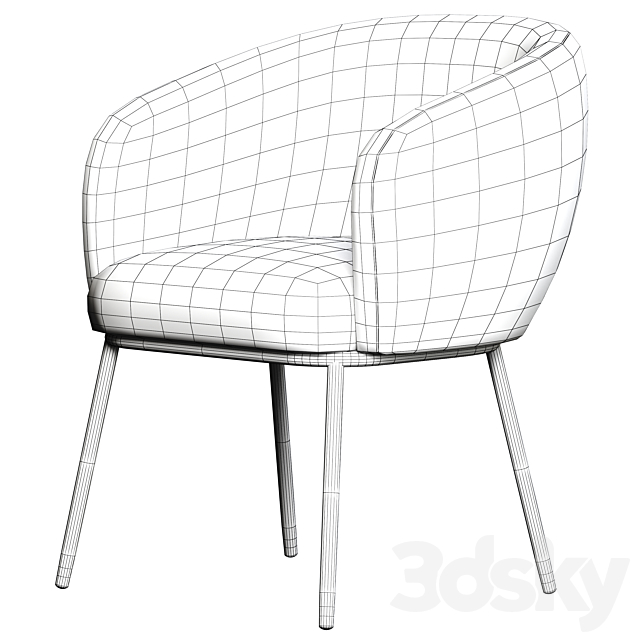 Duke chair 3DSMax File - thumbnail 5