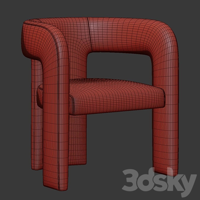 Dunloe Chair 3DSMax File - thumbnail 4