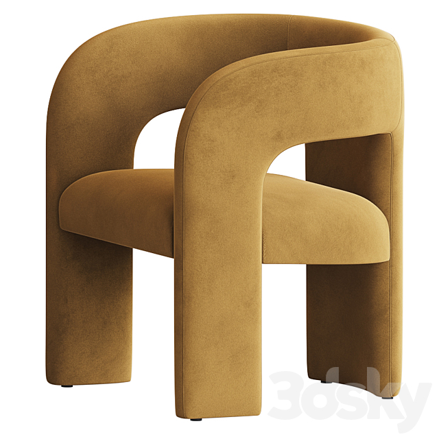 Dunloe Chair Sohohome 3DS Max Model - thumbnail 3