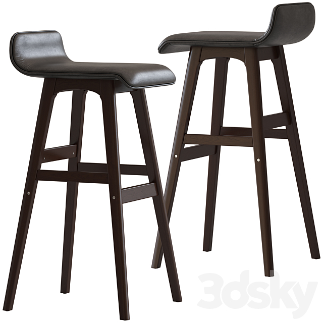 Dwell home charlie barstool 3DSMax File - thumbnail 2