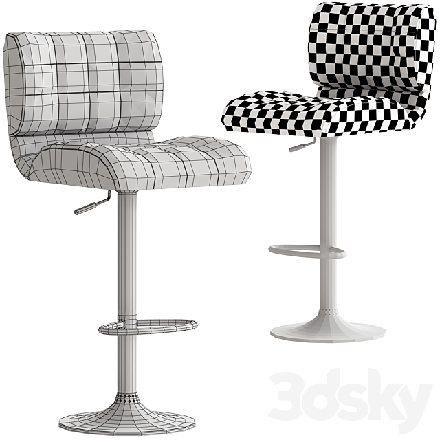 Dwell home daphne barstool 3DSMax File - thumbnail 5