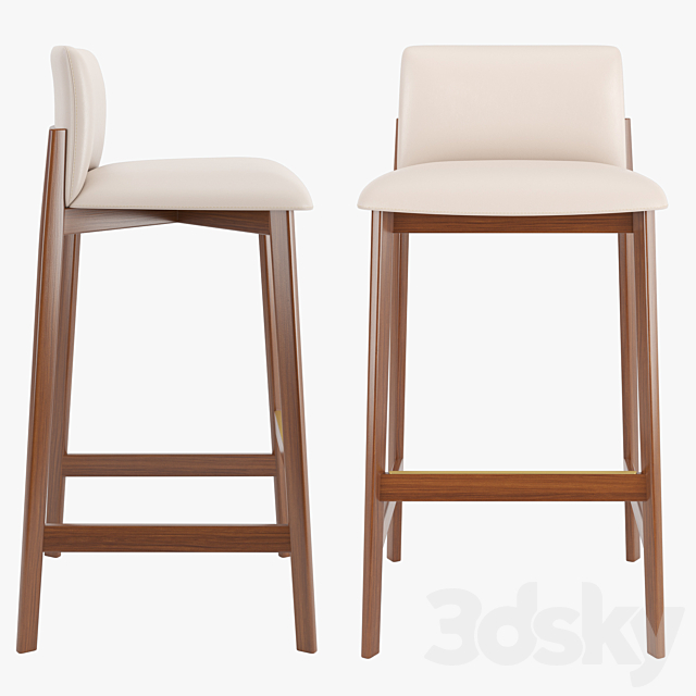 DWR Contour Barstool 3DSMax File - thumbnail 2