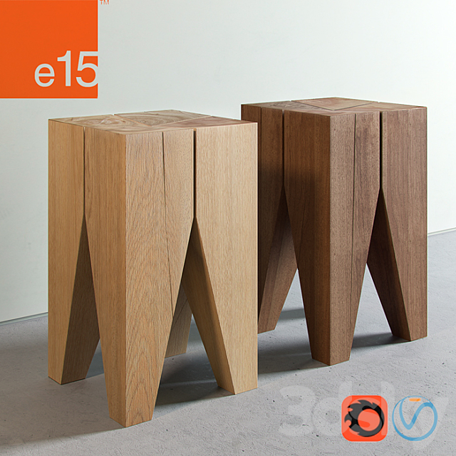 e15 Backenzahn stool 3DSMax File - thumbnail 1