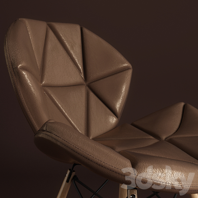 eames chair 3DS Max Model - thumbnail 2