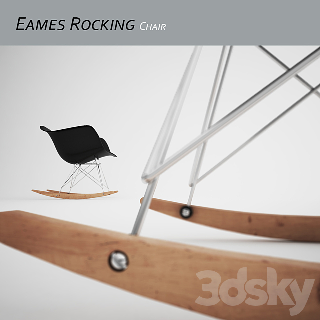 Eames Rocking Chair 3DSMax File - thumbnail 3