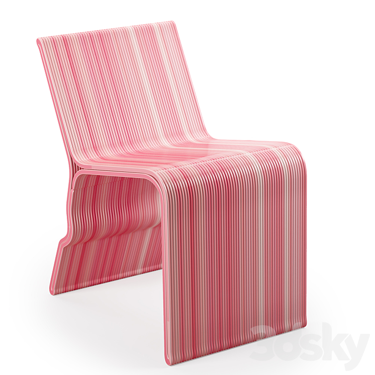 Eburet Yura chair 3DS Max Model - thumbnail 1