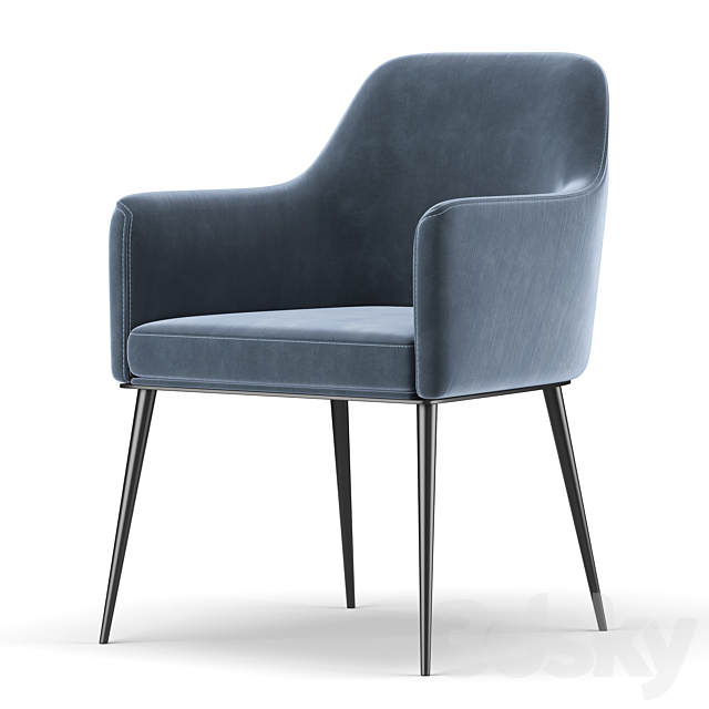 Eetstoel Chair 3DS Max Model - thumbnail 3