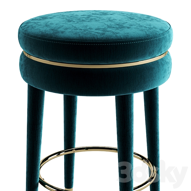 Eichholtz Bar And Counter Stool Parisian 3DSMax File - thumbnail 3