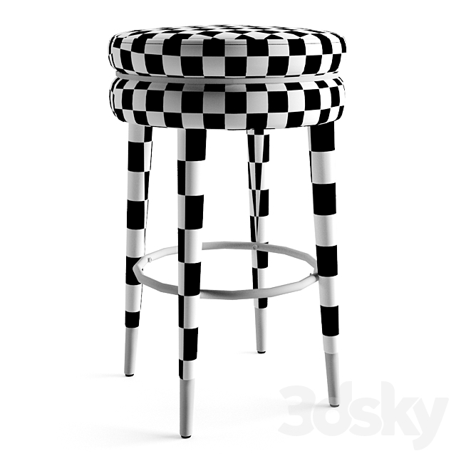 Eichholtz Bar And Counter Stool Parisian 3DSMax File - thumbnail 5