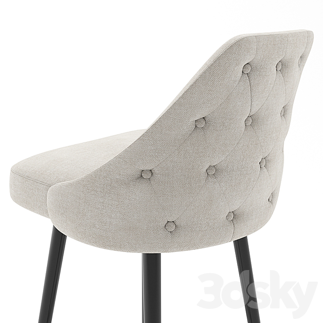 Eichholtz Bar Stool Cedro 3DS Max Model - thumbnail 2