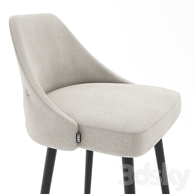 Eichholtz Bar Stool Cedro 3DS Max Model - thumbnail 3