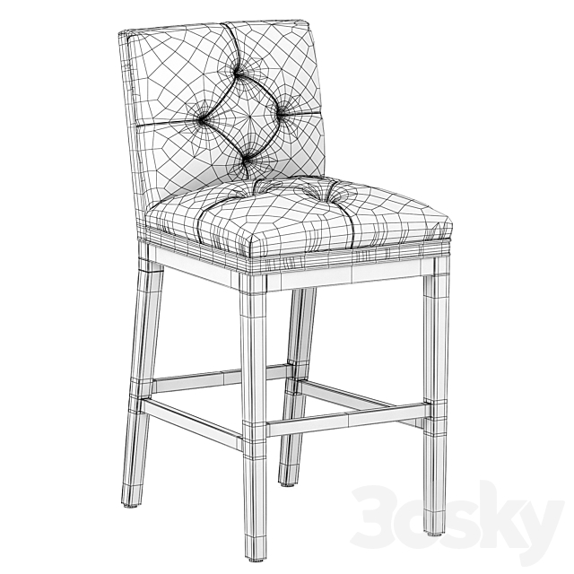 Eichholtz Bar Stool Cesare 3DSMax File - thumbnail 3