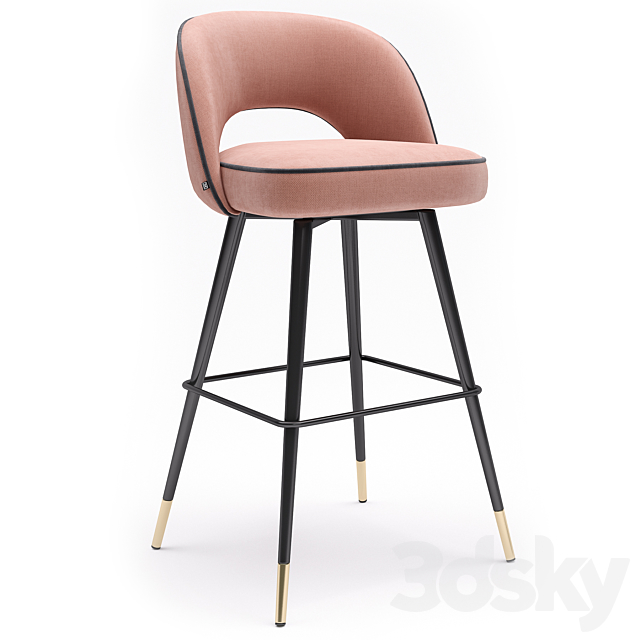 Eichholtz Bar Stool Cliff 3DSMax File - thumbnail 4