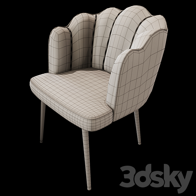 Eichholtz CHAIR BRISTOL 3DSMax File - thumbnail 3