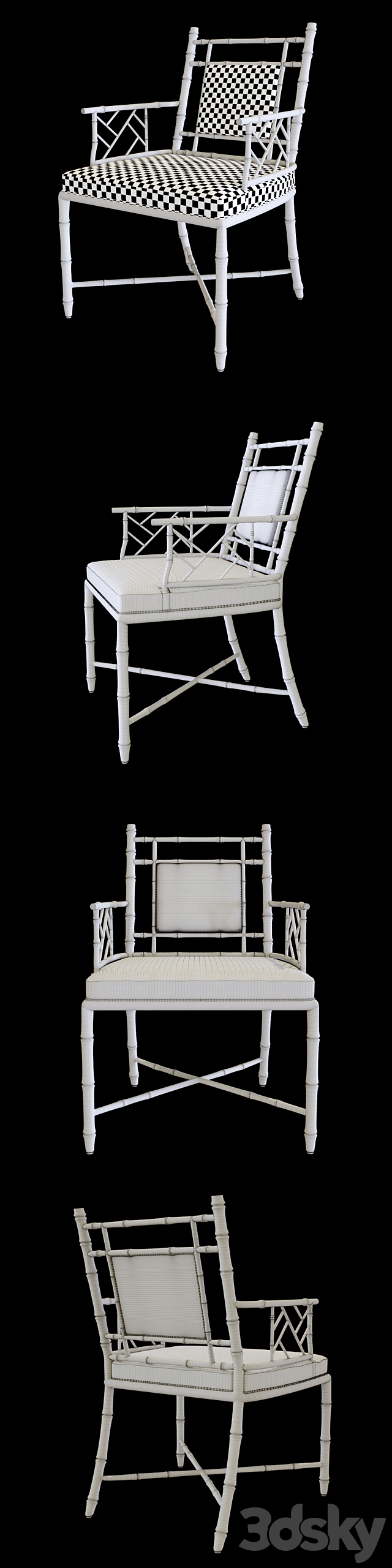 Eichholtz Chair Germaine 3DS Max Model - thumbnail 3