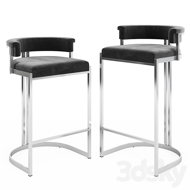 Eichholtz Dante Bar Stool 3DSMax File - thumbnail 1