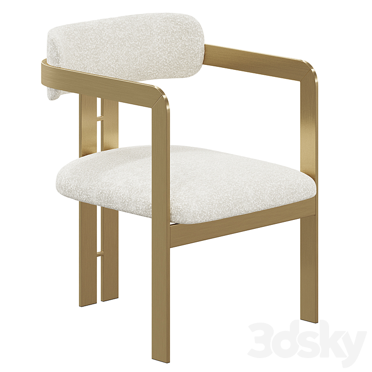 Eichholtz DINING CHAIR DONATO 3DS Max Model - thumbnail 1