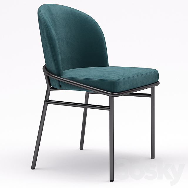 Eichholtz Dining Chair Willis 3DSMax File - thumbnail 4