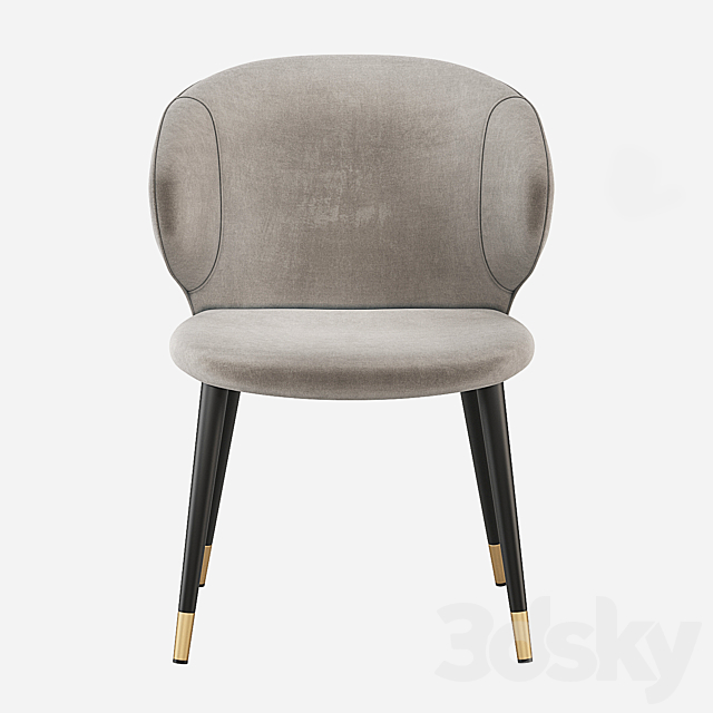 Eichholtz Volante Dining Chair 3DSMax File - thumbnail 3