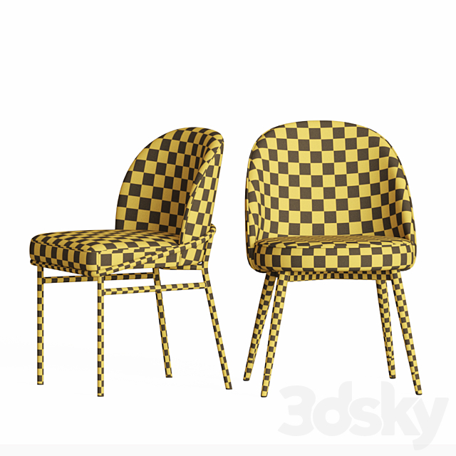 Eichholtz Willis & Cooper Dining Chair Set 3DSMax File - thumbnail 5