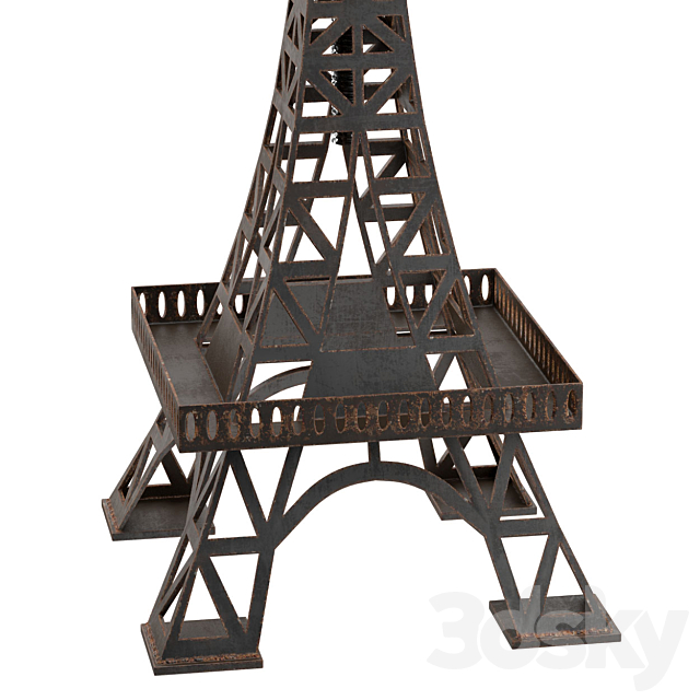 EIFFEL TOWER BAR STOOL 3DS Max Model - thumbnail 3