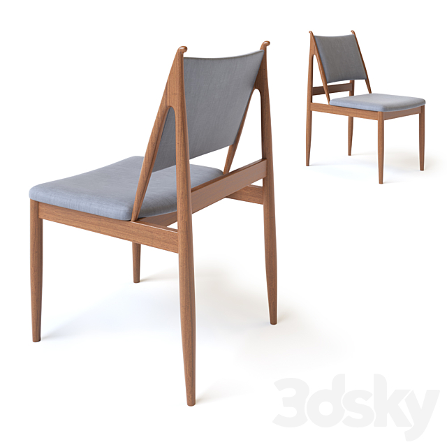 Eilif Dining Chair 3ds Max - thumbnail 2