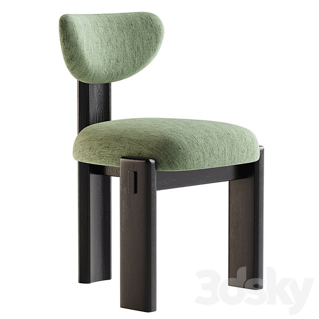 Elio Dining Chair 3ds Max - thumbnail 1