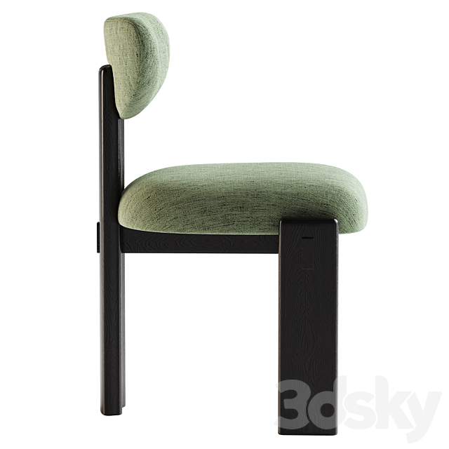 Elio Dining Chair 3ds Max - thumbnail 2