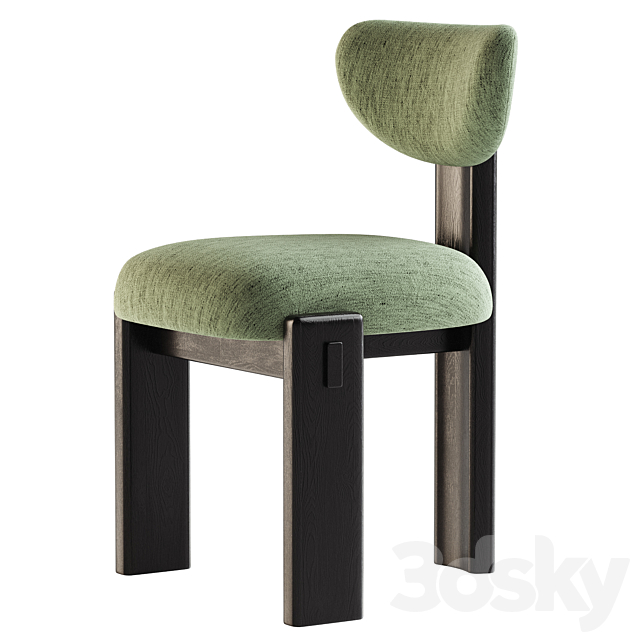 Elio Dining Chair 3ds Max - thumbnail 3