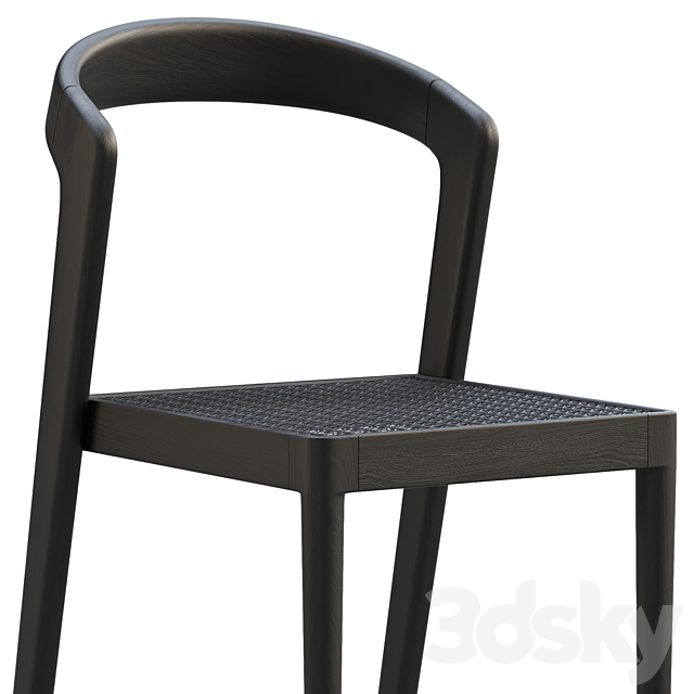 Elise Dining Chairs 3DS Max Model - thumbnail 4