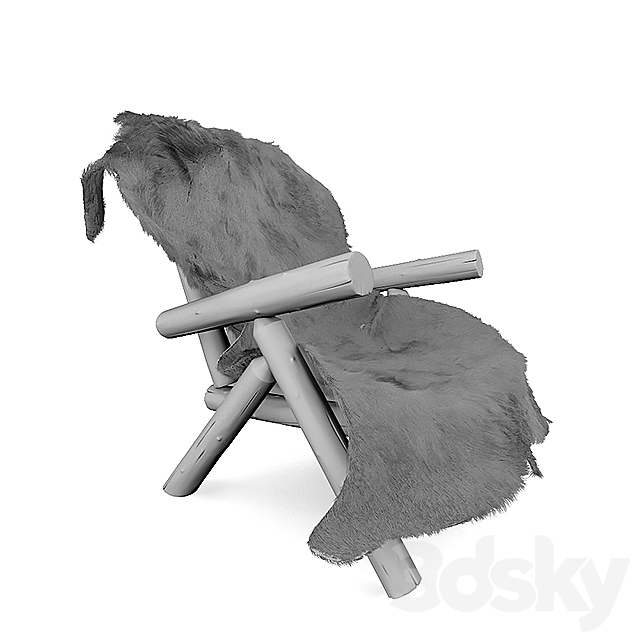 EM _ Deer Chair 3ds Max - thumbnail 2