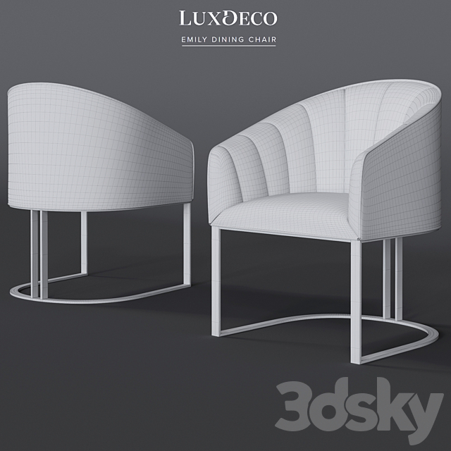 EMILY DINING CHAIR 3DSMax File - thumbnail 3