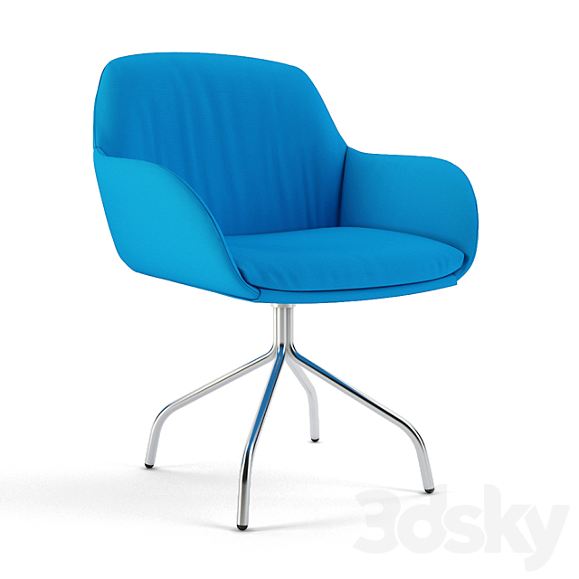 ENEKA Lounge Chair 3ds Max - thumbnail 2