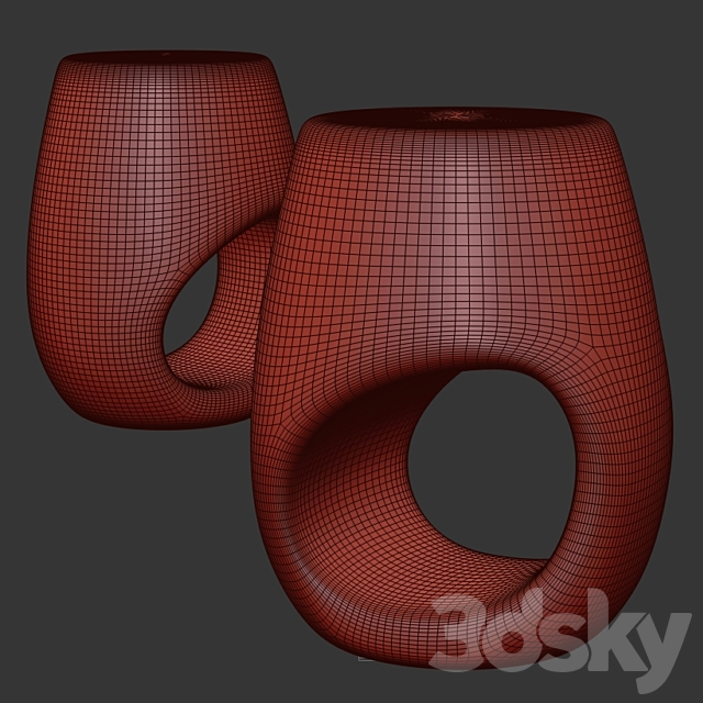 EROSION STOOL 3DSMax File - thumbnail 2